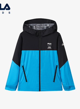 FILA | BBC EARTH联名系列 斐乐童装儿童上衣2024秋季男大童外套