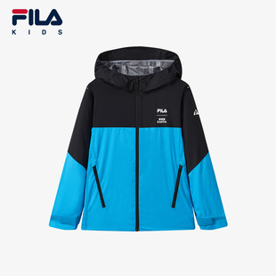 斐乐童装 FILA BBC EARTH联名系列 男大童外套 儿童上衣2024秋季