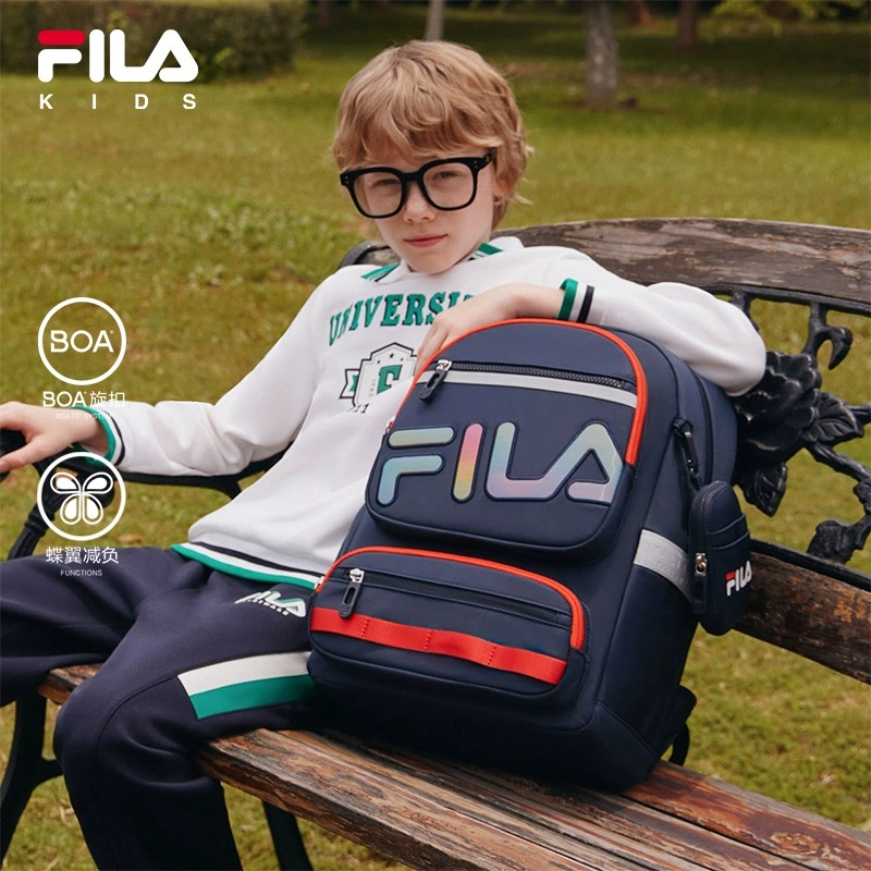 FILA斐乐蝶翼护脊减负双肩背包