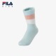女小童保暖条纹时尚 FILA斐乐配件儿童袜子2024冬季 新款 高腰袜秋冬