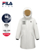 FILA斐乐儿童童装 外套 女中大童户外运动长款 羽绒服2025年冬季 新款