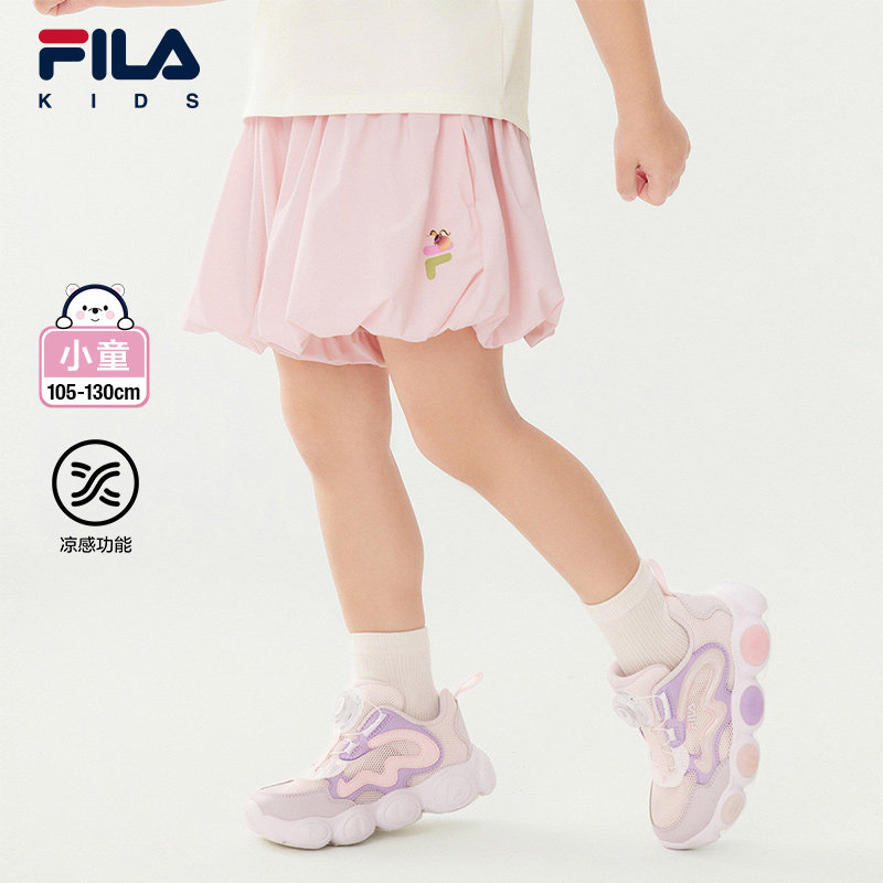 FILA KIDSx小恐龙大冒险联名系列短裙2025年秋季新款女童小童裤裙