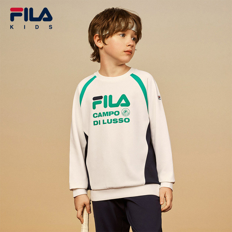 FILA斐乐儿童运动套头上衣