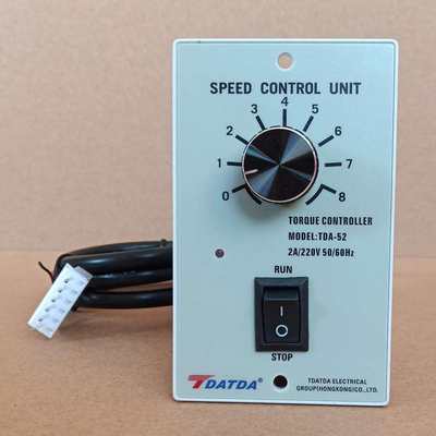 TDATDA台达机电US-52A正反转带测速反馈单相电机调速控制器TDA-52