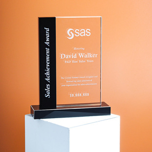 东南水晶授权加盟奖牌品牌企业公司优秀员工表彰年会年终颁奖奖杯