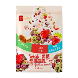 简简优谷果蔬早餐燕麦片350g