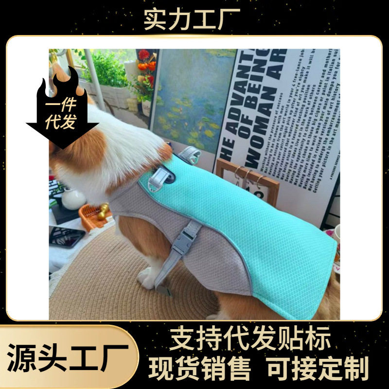 宠物狗狗猫咪春夏季超轻薄背心式凉凉衣散热可爱宠物凉凉衣
