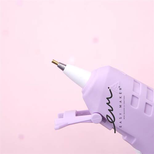easymaker儿童铜嘴细嘴胶枪热熔胶枪手工DIY发夹工具推荐7mm胶棒