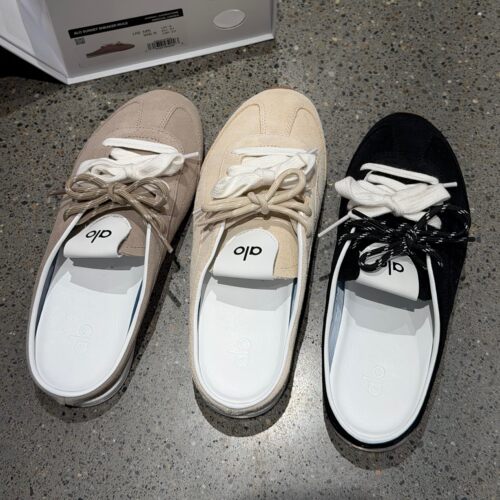 alo鞋子Sunset Sneaker Mule德训鞋舒适男女鞋半拖一脚蹬