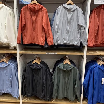 质衣库男装/女装夏防晒衣便携式3DCUT防紫外线连帽外套上衣464022