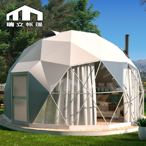 球形帐篷酒店冬暖夏凉的户外野奢帐篷民宿欧式营地露营星空帐篷