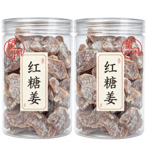 望闲红糖姜片软糯嫩姜罐装瓶装零食即食蜜饯凉果广东特产