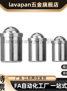 压入式球头柱塞PFSSN3/4/5/6/8/10/12定位珠SBP3 EBPJ4 5 6