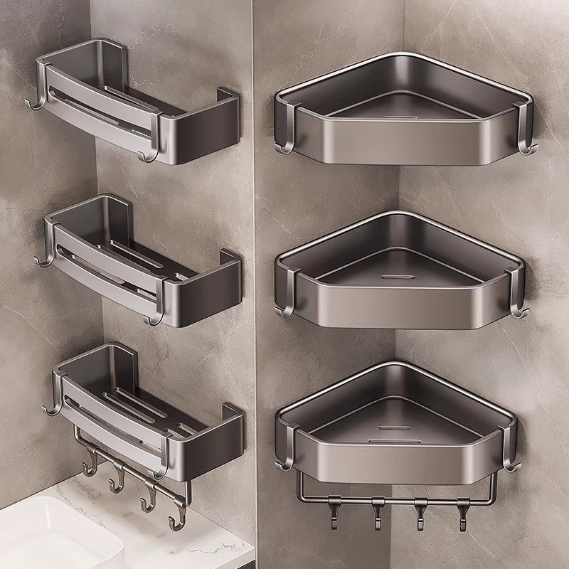 德国浴室置物架免打孔卫生间三角篮淋浴房厕所转角收纳洗手台架子,家庭/个人清洁工具,浴室角架/置物架,淘宝优惠券,粉丝福利购,淘宝优惠卷