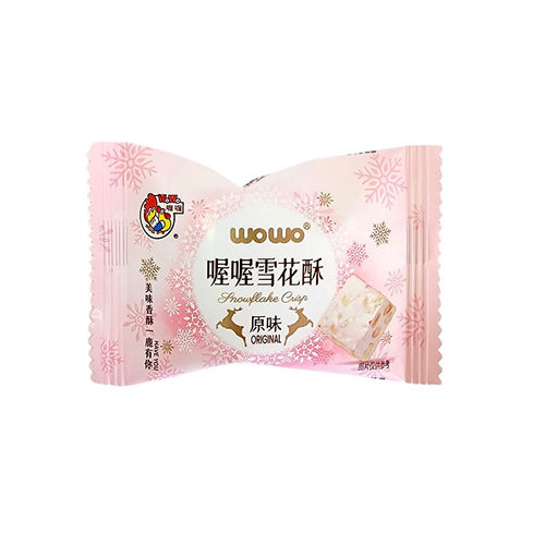 喔喔原味雪花酥散装500g婚庆结婚喜糖伴手礼物休闲零食品混合糖果
