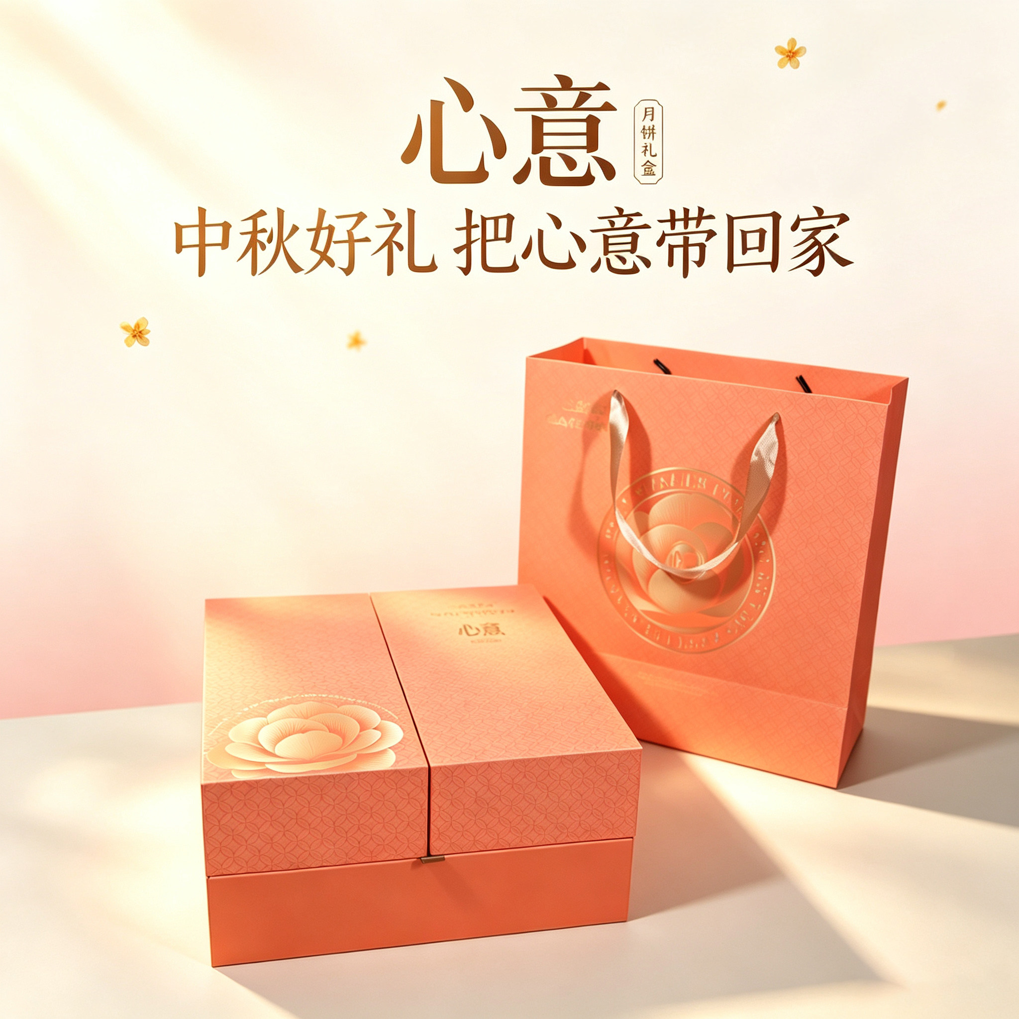 三味奇心意中秋蛋黄莲蓉月饼礼盒装中式糕点中秋高端企业团购礼品