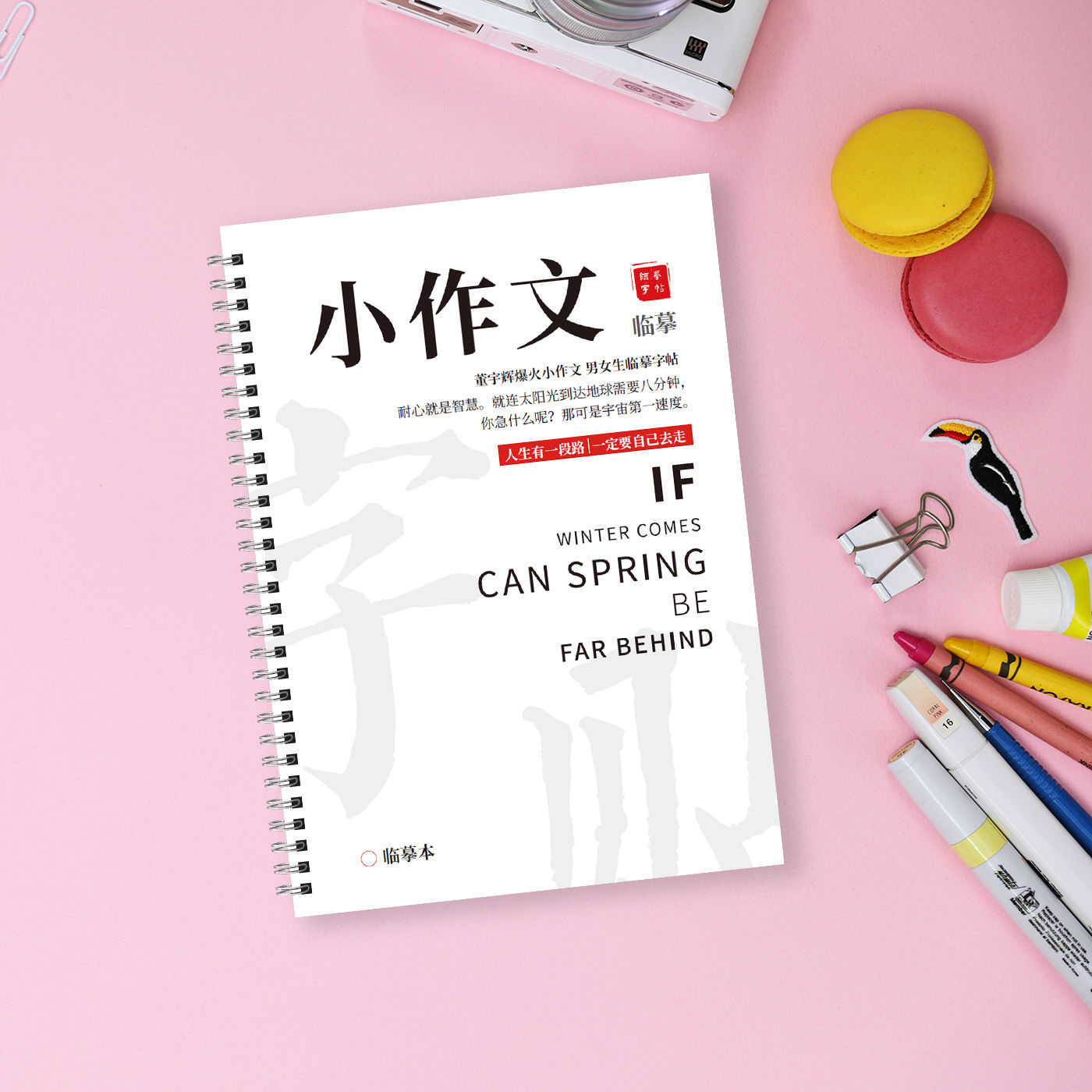 硬笔字帖行楷临摹作文素材反复用