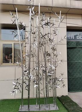 不锈钢松树柏树雕塑抽象仿真树广场公园别墅景观植物创意装饰摆件