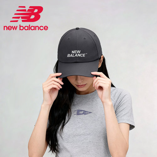 NEW BALANCE NB棒球帽男女款百搭防晒户外运动休闲帽子AC3927V