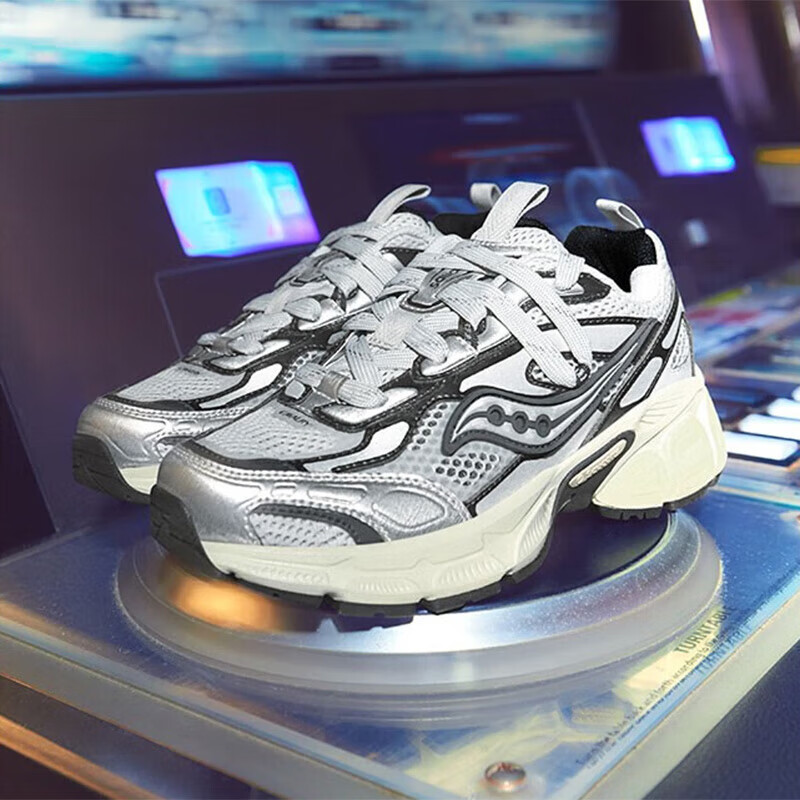 Saucony索康尼 2K CAVALRY骑士鞋复古老爹鞋男女情侣款休闲运动鞋