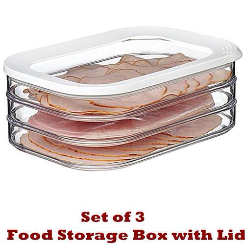 Food Storage Box Containers Cold Cuts Bacon Lunch Meat