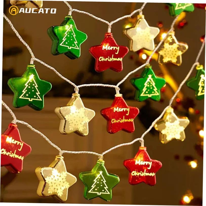 Christmas Lights String Xmas Tree Decoration Lights Santa Cl