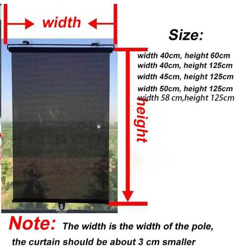 Blackout Curtains Awning Roller Blinds Window Curtain For Li