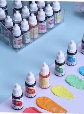 12 Colors 10ML Macaron Ice Cream Cake Food Coloring Ingredie