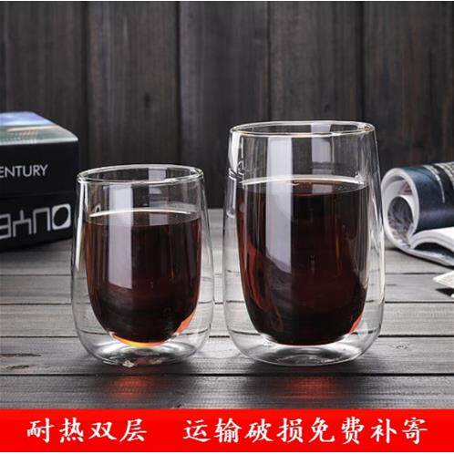 heat resistant double insulated glass cup water cup coffee