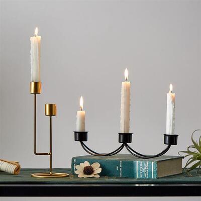 nordic candlelight dinner prop candlestick candle holder