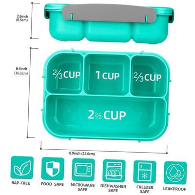 Bento Box Lunch Box Adult LunchBox Containers For Toddler