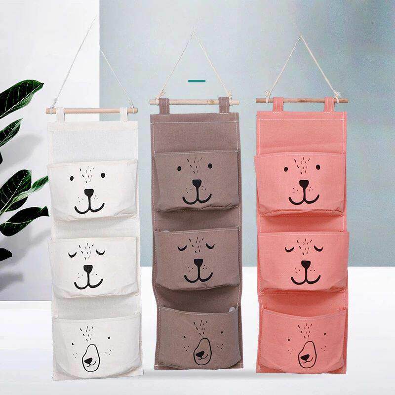 Hanging Storage Bag 3 Pocket Waterproof Hanging Organizer fo