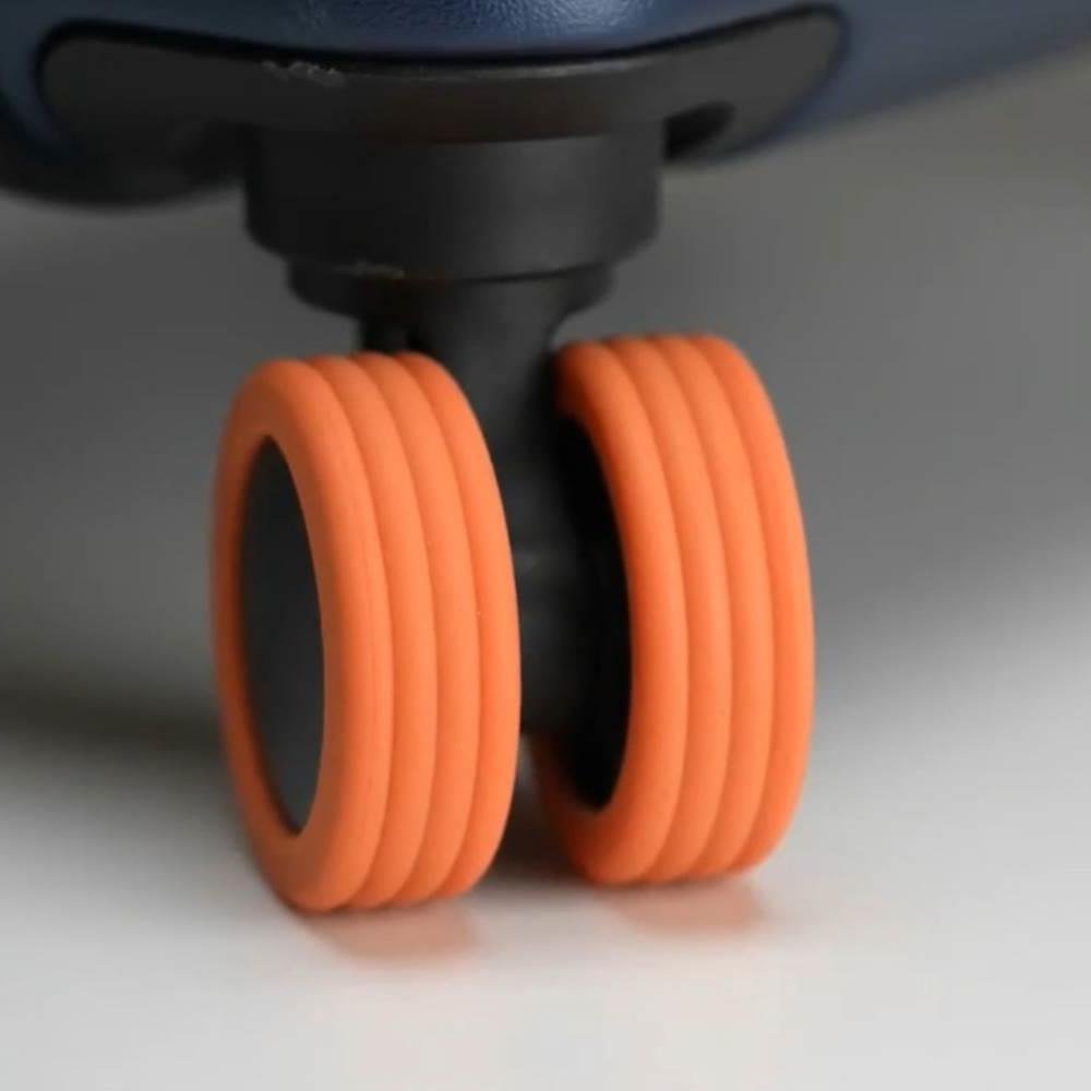 8pcs Silicone Luggage Wheels vers Silent Luggage Wheel Prote