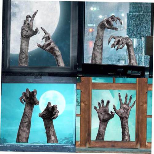 Halloween decoration horror sticker PVC wall pasted 万圣节