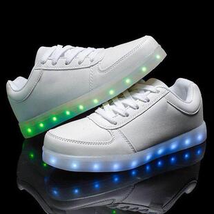 LED lighting shoes men sneakers women 七彩发光鞋男女休闲板鞋