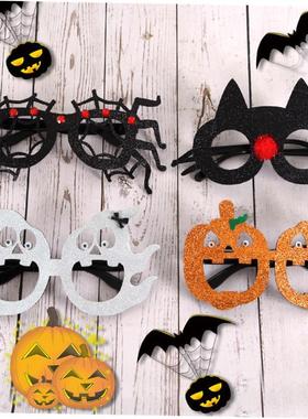 Halloween glasses, childrens spider ghosts, funny glasses,