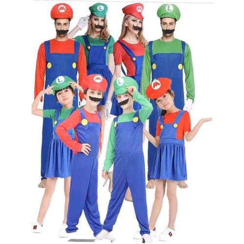 Halloween COS Costume Party Mario Dress Dress万圣节连衣裙