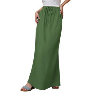 Elastic waisted multi colored women