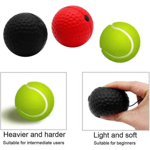 Boxing Fight Ball on String Reflex Fitness Punching Head Ban