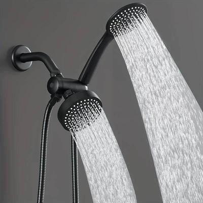 A High-Flow Large Nozzle and Handheld Shower Head, Two-In-On