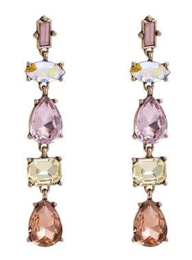 Exaggerated tend Multilayer Diamond Earrings Bohemian Multil