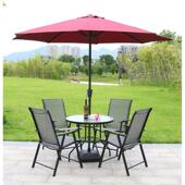 chairs and with umbrella balcony户外 Outdoor seats tables