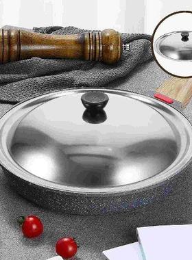 Stainless Steel Cookware Lids Oil Pot Cover 30Cm Bacon