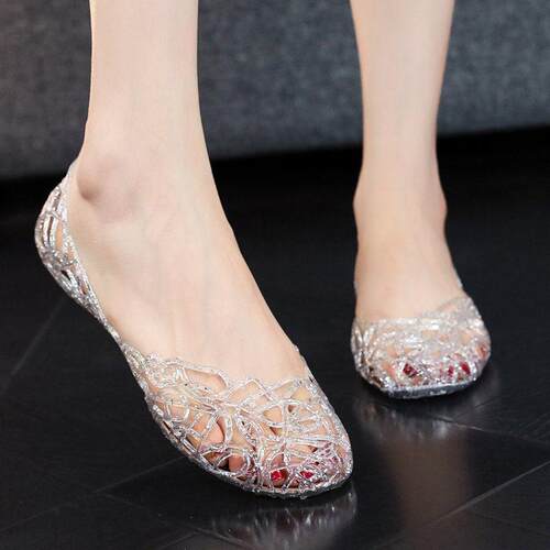 summer breathable women shoes jelly sandals 夏女网凉鞋果冻鞋