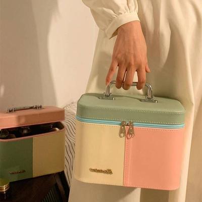 Women Professional Suitcase Makeup Box Make Up Cosmetic Bag