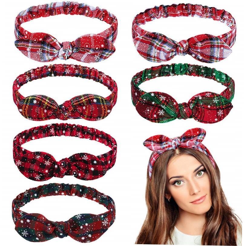 Christmas Gifts Snowflake Grid Headband Garland