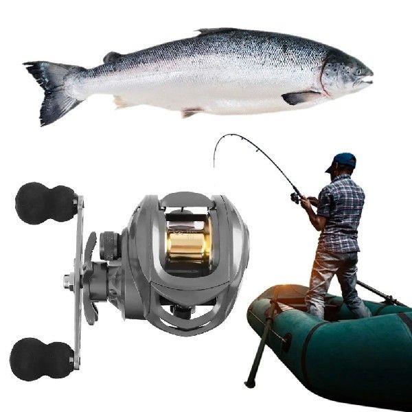 Baitcasting Fishing Reel 7.2/1 Gear Ratio High Speed