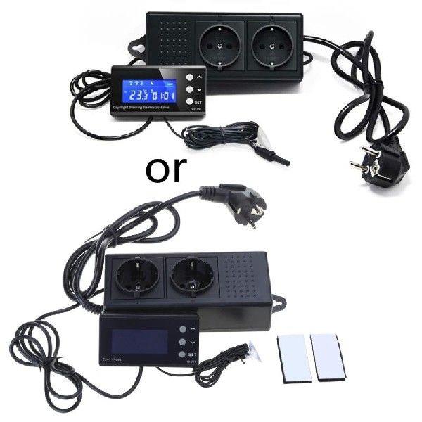 Digital Thermostat with Probe for Reptile Box Aquarium Fish