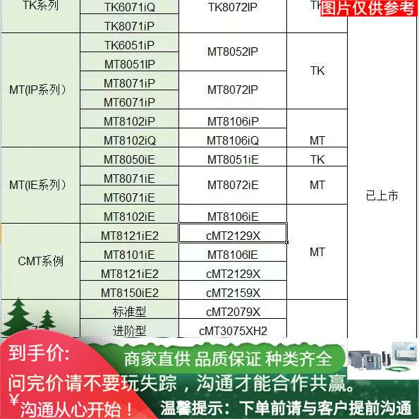威纶通 15.6寸 电容屏 标准型cMT2167X 进阶型cMT3169X工业操控屏