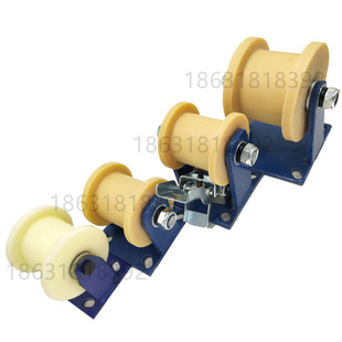 精选重型单边T型浇筑尼龙轨道轮绝缘火车滑轮槽轮铁轨轮地铁铁路